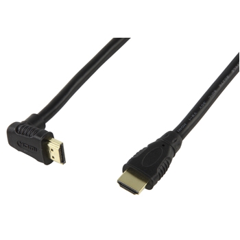 High-Speed-HDMI®-Kabel mit 1x Winkelstecker 1,5m